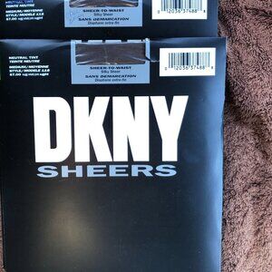 Vintage Donna Karan Dkny Sheers Hosiery Pantyhose Chocolate 115 Sz M NWT Lot 3